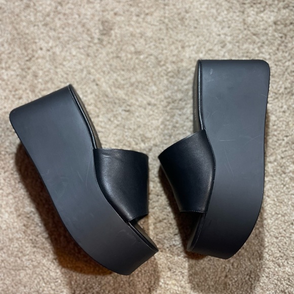 MADDEN GIRL COOKIIE PLATFORM WEDGE MULES - Picture 6 of 13